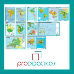 Mapa de los continentes